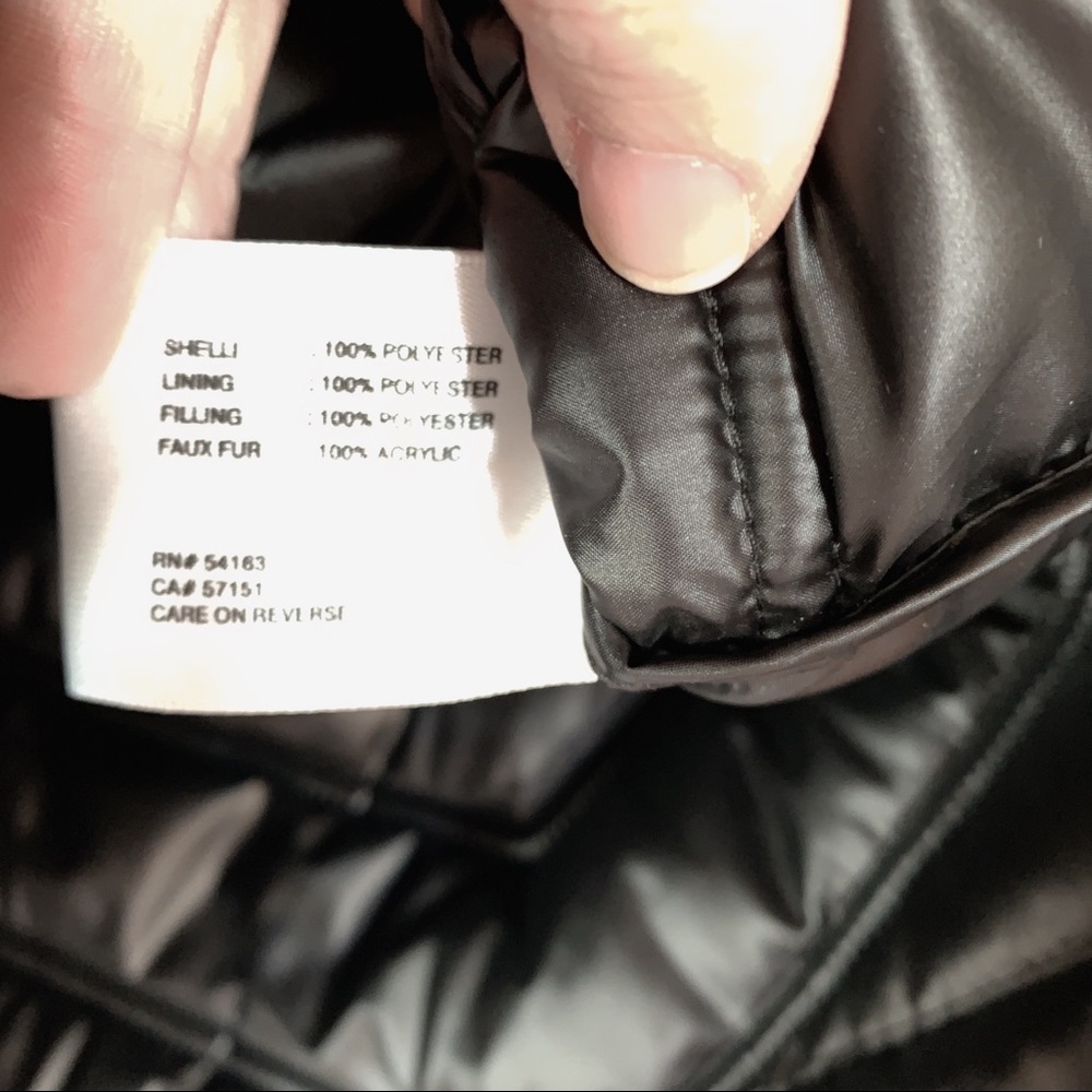 Kenneth Cole I Love New York Faux Fur Lined Coat - Picture 6 of 8